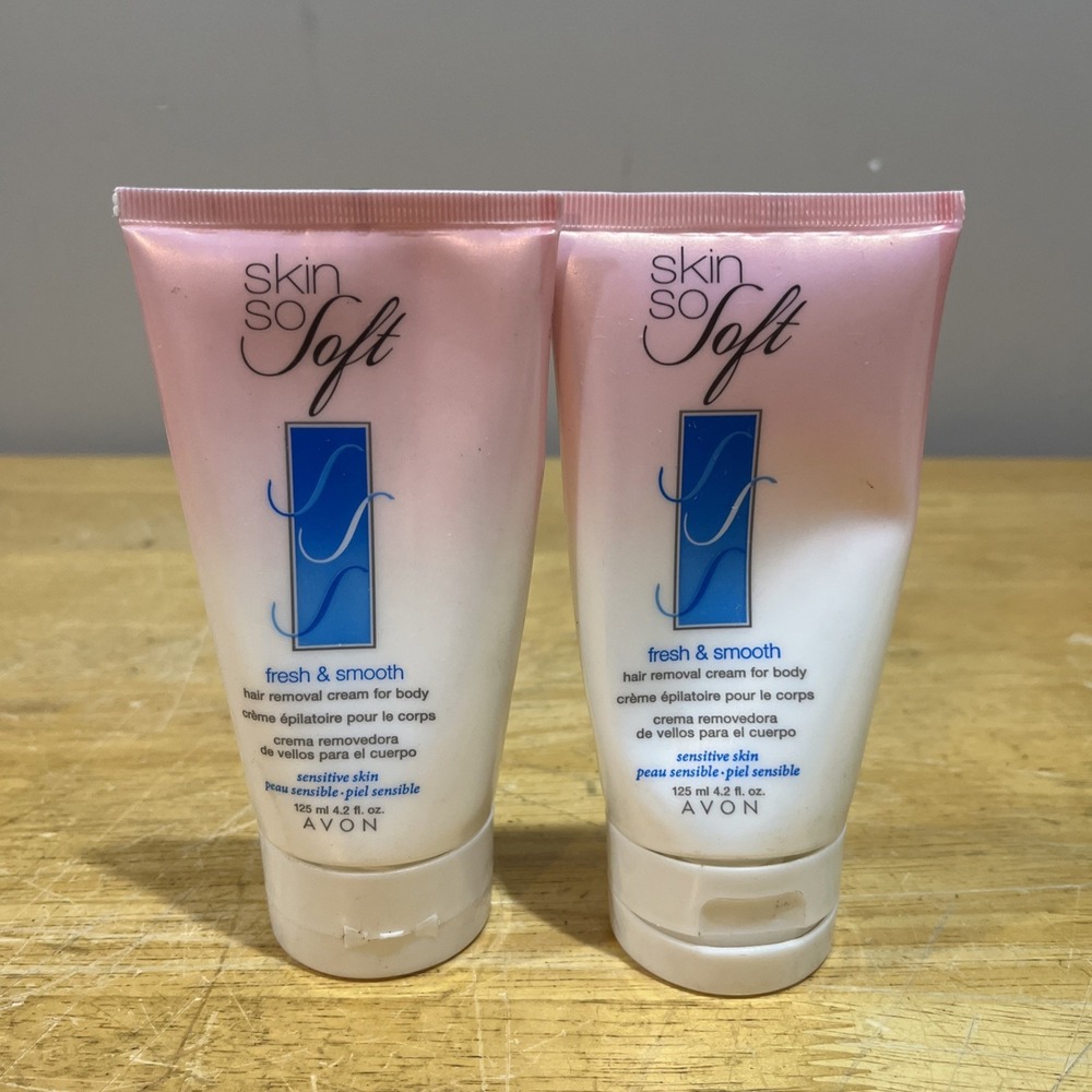 AVON Skin So‎ Soft Fresh & Smooth Sensitive Skin Hair Removal Cream NOS